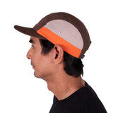 Preduce Camping Racer Hat Chocolate/Orange/White