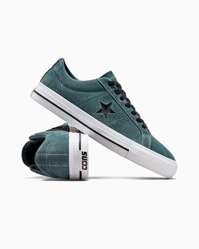 Converse CONS One Star Pro Classic Suede OX Green/Black| Preduce