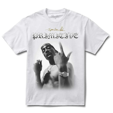 Primitive X 2Pac One T-Shirt White
