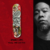Dreg 10 Artist Collaboration Anniversary Series Spanky Skateboard Deck 8.25”