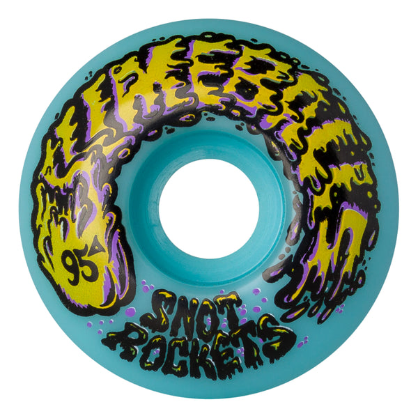 Slime Balls Snot Rockets Pastel Blue 95a Skateboard Wheels 53mm