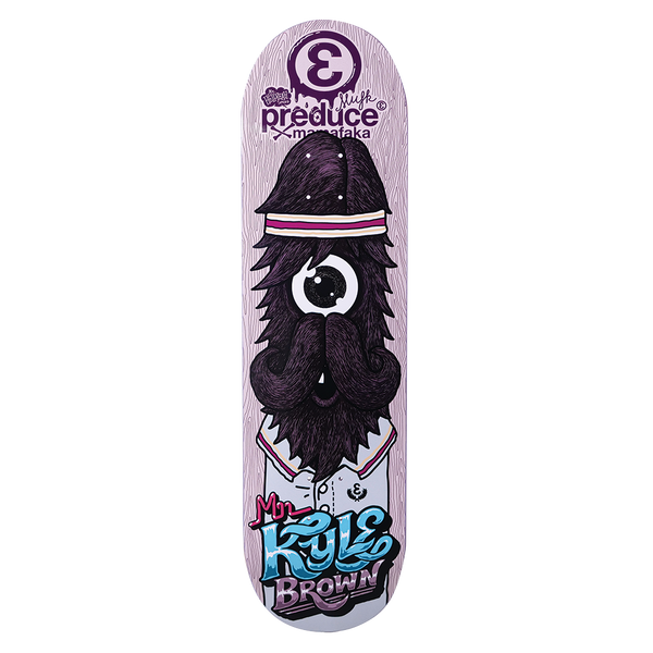 Preduce x MMFK Mr. HellYeah 10th Anniversary Reissue Kyle Brown Skateboard Deck 8.5 x 32 01