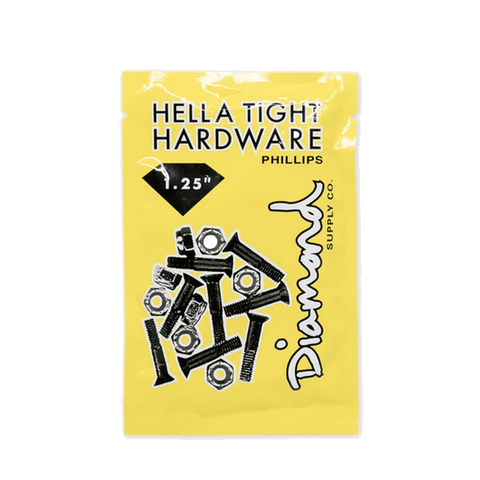 Diamond Hella Tight Phillips Hardware 1.25" Silver
