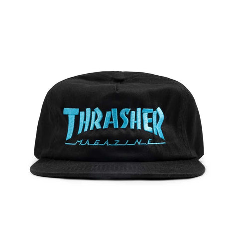 Thrasher Mag Logo Snapback Black/Blue