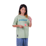 Preduce Kids Logo T-shirt Green Tea/Thunder Blue