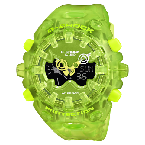 Casio G-Shock GA-V01SKE-3ADR Analog-Digital Transparent Green