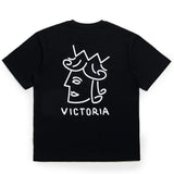 Victoria Queenhead Logo T-Shirt Black