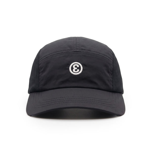 Preduce Logo Embroidered Trail Mesh Hat Black/White