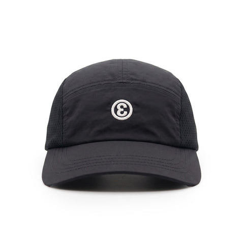 Preduce Logo Embroidered Trail Mesh Hat Black/White