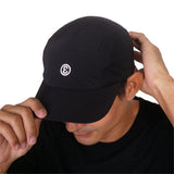 Preduce Logo Embroidered Trail Mesh Hat Black/White