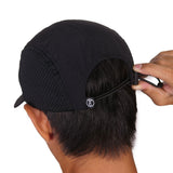 Preduce Logo Embroidered Trail Mesh Hat Black/White