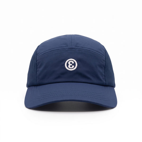 Preduce Logo Embroidered Trail Mesh Hat Navy/White