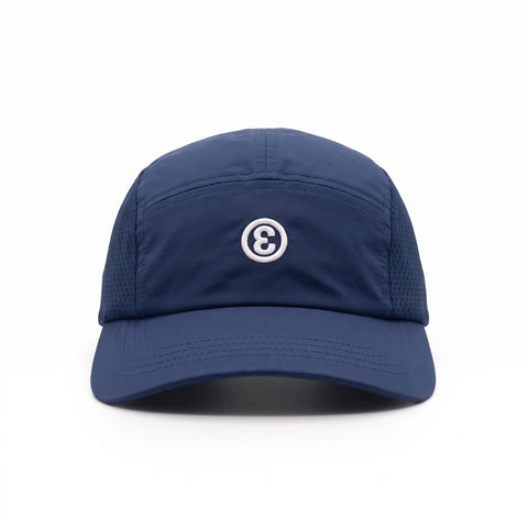 Preduce Logo Embroidered Trail Mesh Hat Navy/White