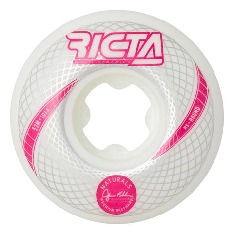 Ricta Shanahan Vortex Naturals White Round 101a Skateboard Wheels 53mm