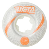 Ricta Asta Vortex Naturals White Slim 101a Skateboard Wheels 52mm