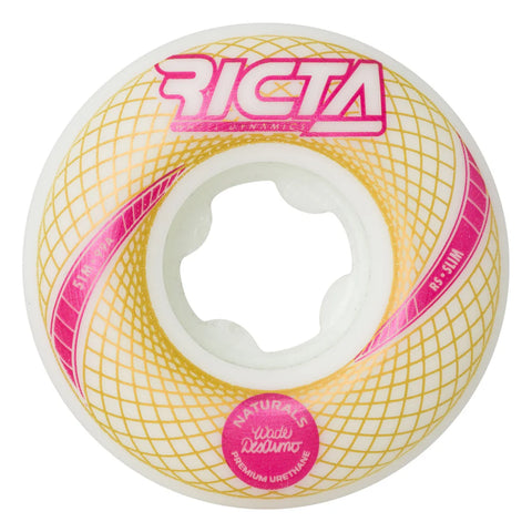 Ricta Desarmo Vortex Naturals White Slim 99a Skateboard Wheels 51mm