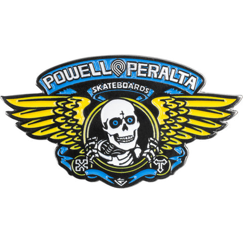 Powell Peralta Winged Ripper Lapel Pin Blue