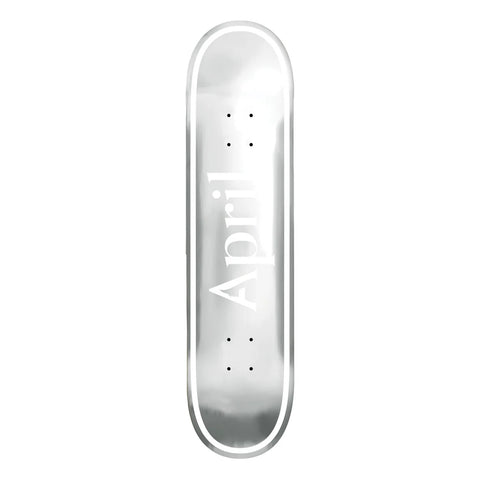 April OG Logo Foil Skateboard Deck 8.125"