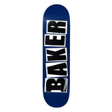 Baker Brand Logo Navy Skateboard Deck 8.25"