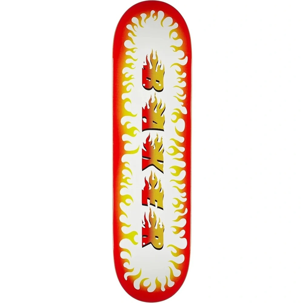 Baker Casper Brooker Flama Blanca Skateboard Deck 8.25"
