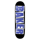 Baker Sammy Baca Brand Logo Veneers Black Skateboard Deck 8.25"
