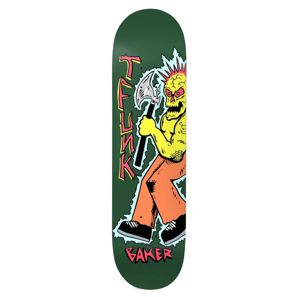 Baker T-Funk Axe Man Skateboard Deck 8.38"
