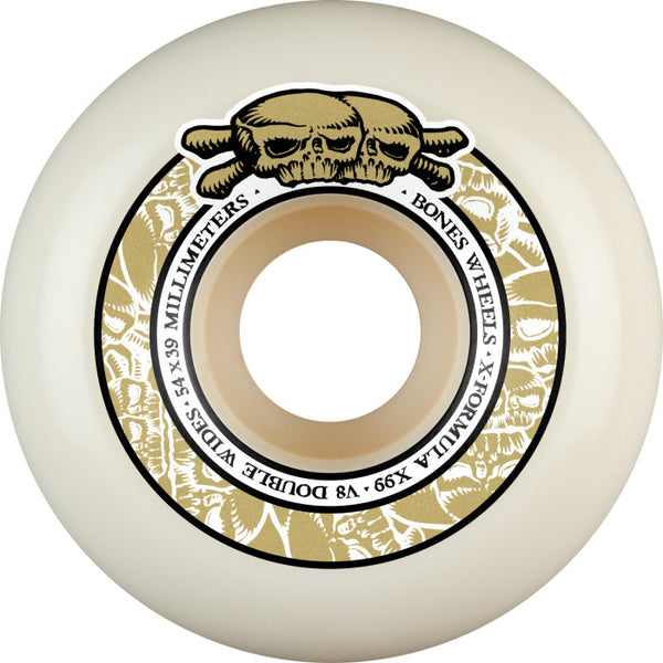 Bones X-Formula Double Wide 99A V8 Skateboard Wheels 54mm x 39mm