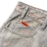 Butter Goods Baggy Denim Shorts Forest Camo