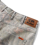 Butter Goods Baggy Denim Shorts Forest Camo