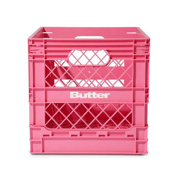 Butter Goods Collapsable Record Crate Pink