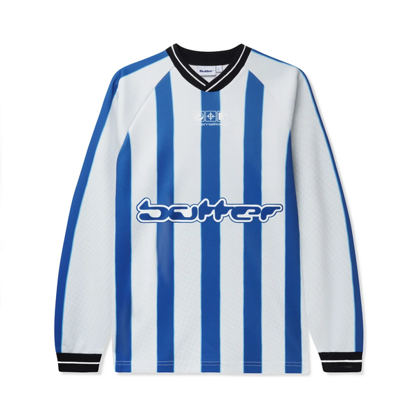 Butter Goods Corosive L/S Jersey White