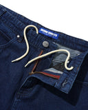 Butter Goods Drummer Baggy Denim Shorts Raw Dark Indigo