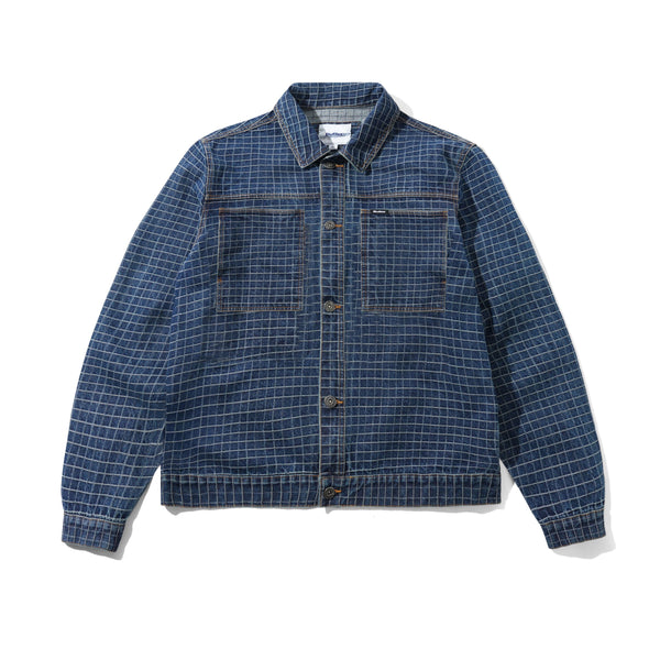 Butter Goods Grid Denim Jacket Indigo