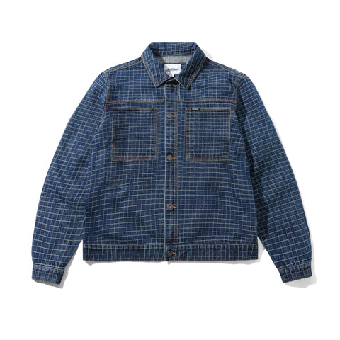 Butter Goods Grid Denim Jacket Indigo