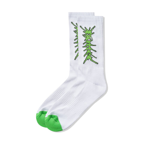 Butter Goods Nail Logo Socks White
