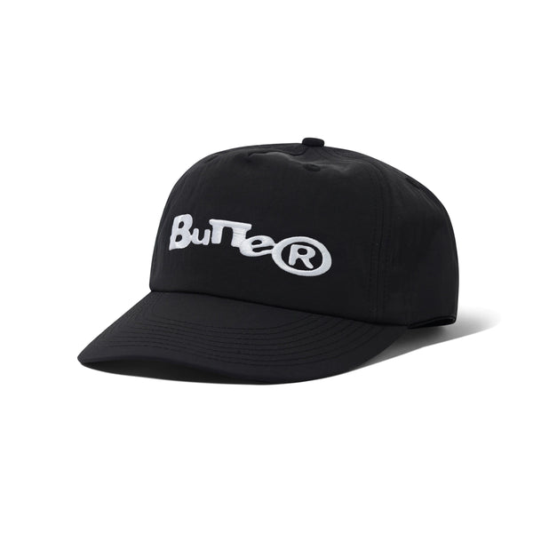 Butter Goods Registered 5 Panel Cap Black