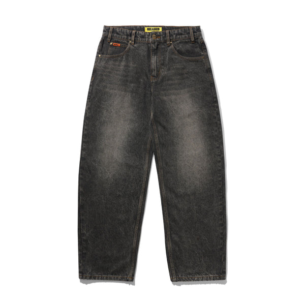 Butter Goods Relaxed Denim Jeans Faded Charcoal