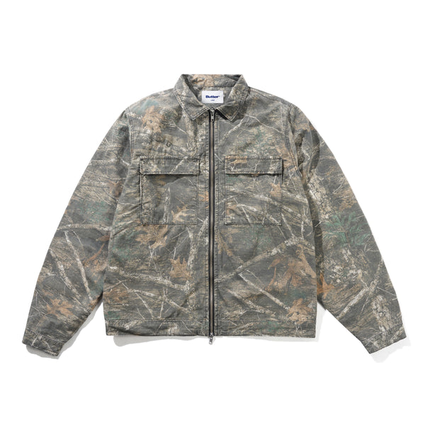 Butter Goods Ripstop Chore Jacket Forest Camo