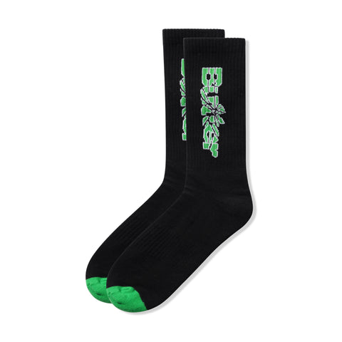 Butter Goods Smashed Logo Socks Black