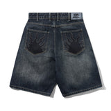 Butter Goods Solar Fade Denim Shorts Blue Tint Ripple