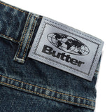 Butter Goods Solar Fade Denim Shorts Blue Tint Ripple
