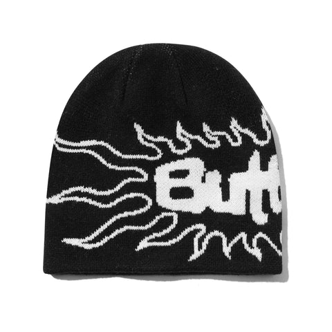 Butter Goods Solar Skully Beanie Black.