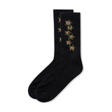 Butter Goods Star Socks Black