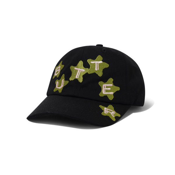 Butter Goods Stars 6 Panel Cap Black