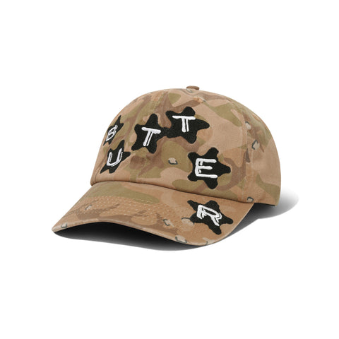 Butter Goods Stars 6 Panel Cap Desert Camo