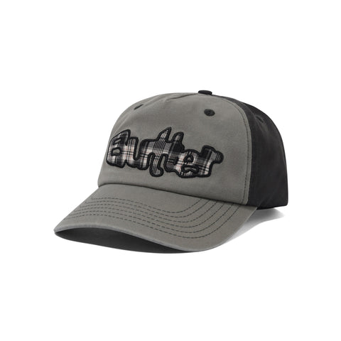 Butter Goods Stretch 5 Panel Cap Washed Charcoal