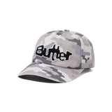 Butter Goods Stretch 5 Panel Cap Washed Snow Camo