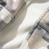 Butter Goods Stretch Zip-Thru Hood Snow Camo