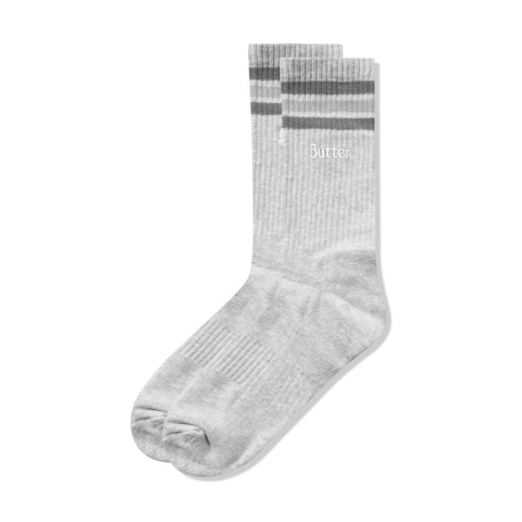 Butter Goods Stripe Socks Ash