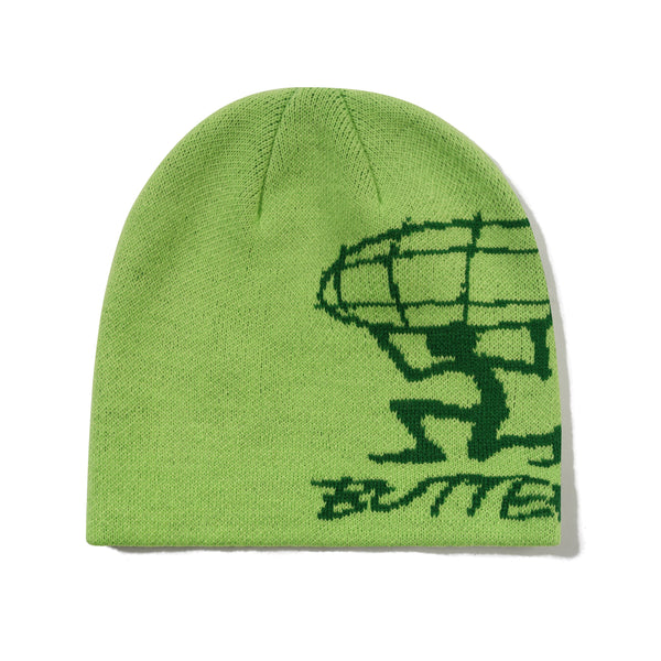Butter Goods Terrain Skully Beanie Lime